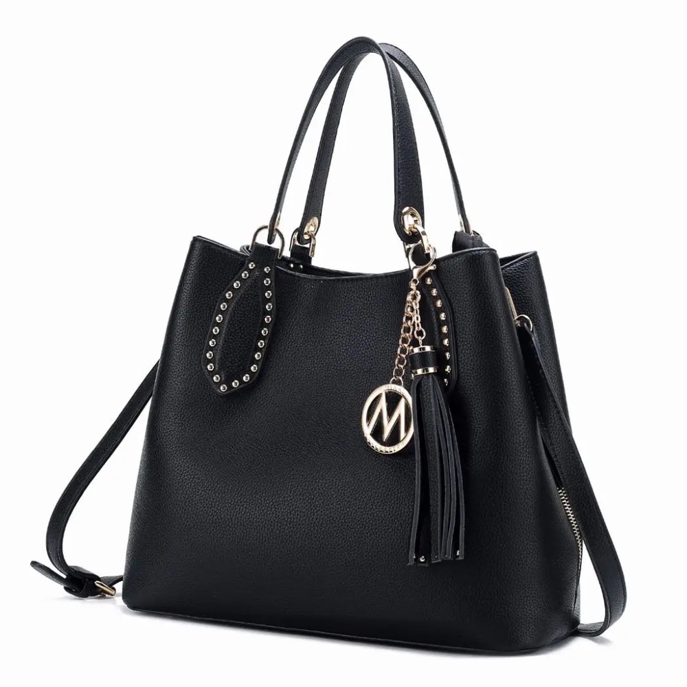 Lana Satchel Handbag Vegan Leather Crossover Women Purse